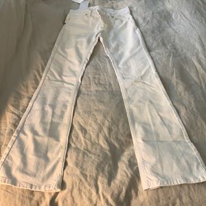 Zadig & Voltaire jeans, cream, SZ 26